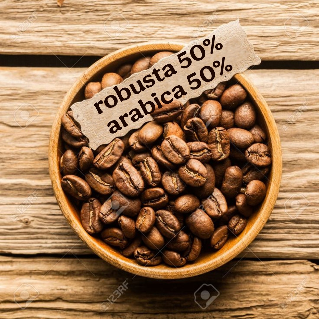 روبوستا ۵۰٪ عربیکا ۵۰٪